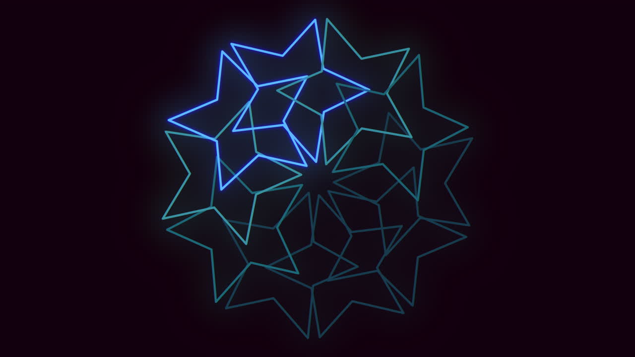 빛나는 파란색 기하학적 패턴 웹 사이트 및 그래픽을위한 눈에 띄는 디자인 요소