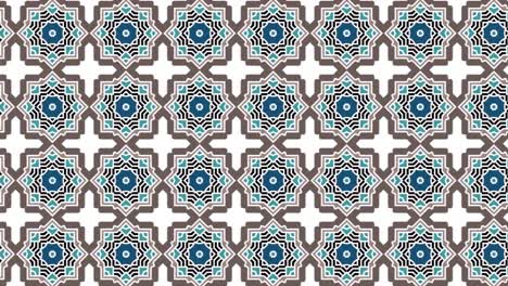 abstract background animation seamless pattern in geometric ornamental style