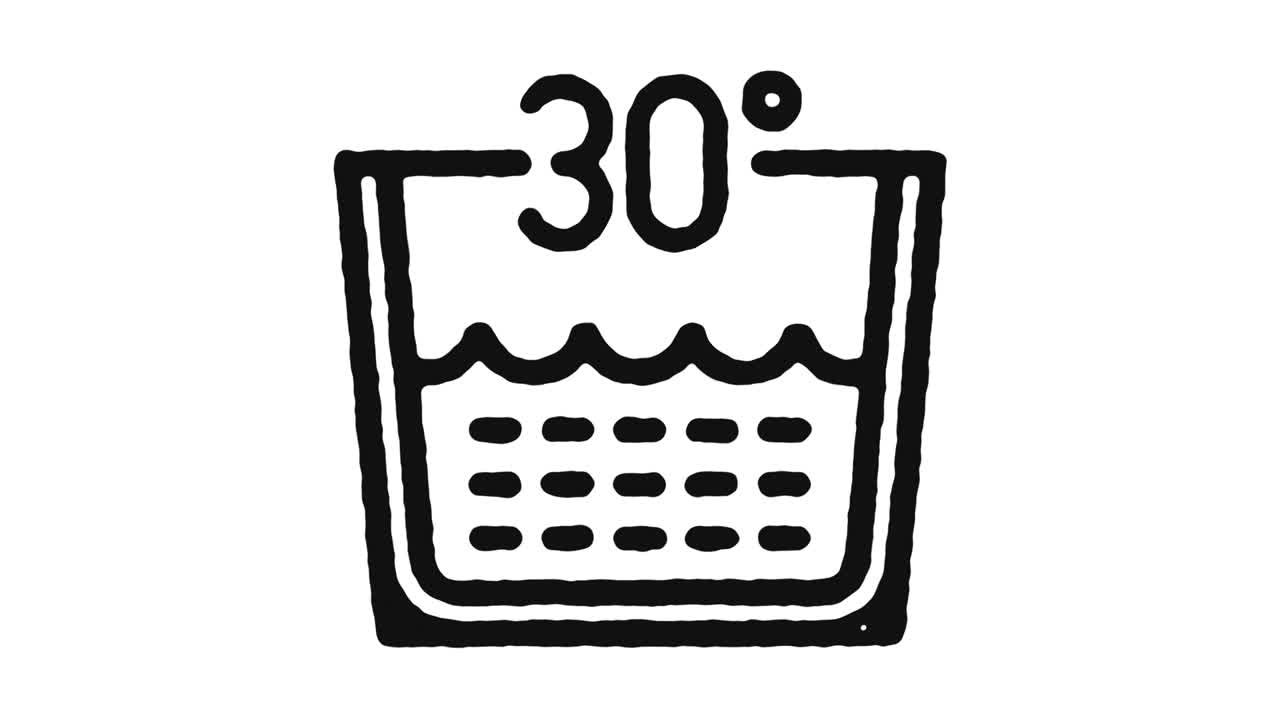 consejos de limpieza icono de animación de imágenes y canal alfa