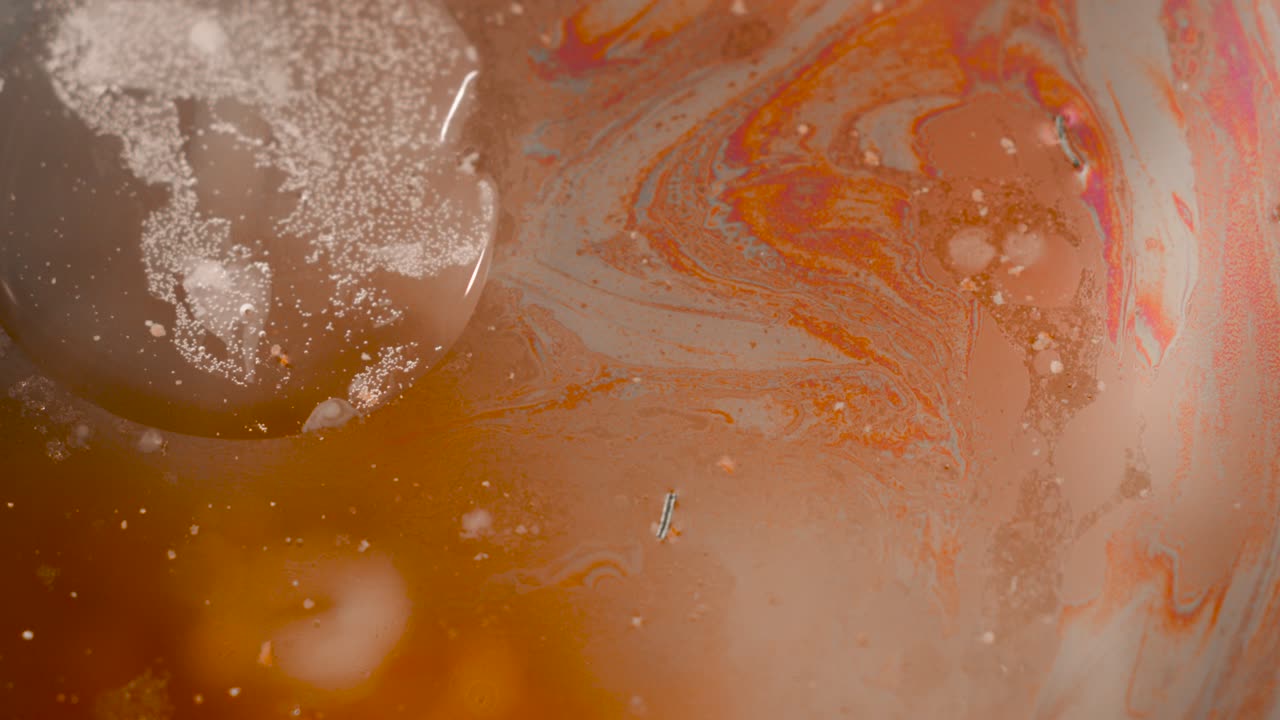 Abstract moving liquid planet surface background texture