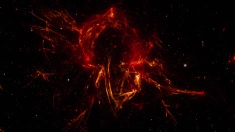estrellas de fondo. volando por el espacio.