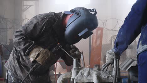 proceso de soldadura industrial