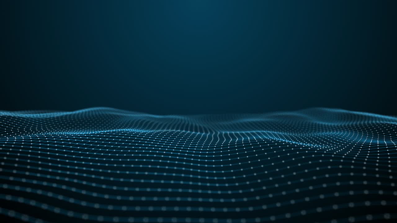 fondo de tela de onda digital abstracto