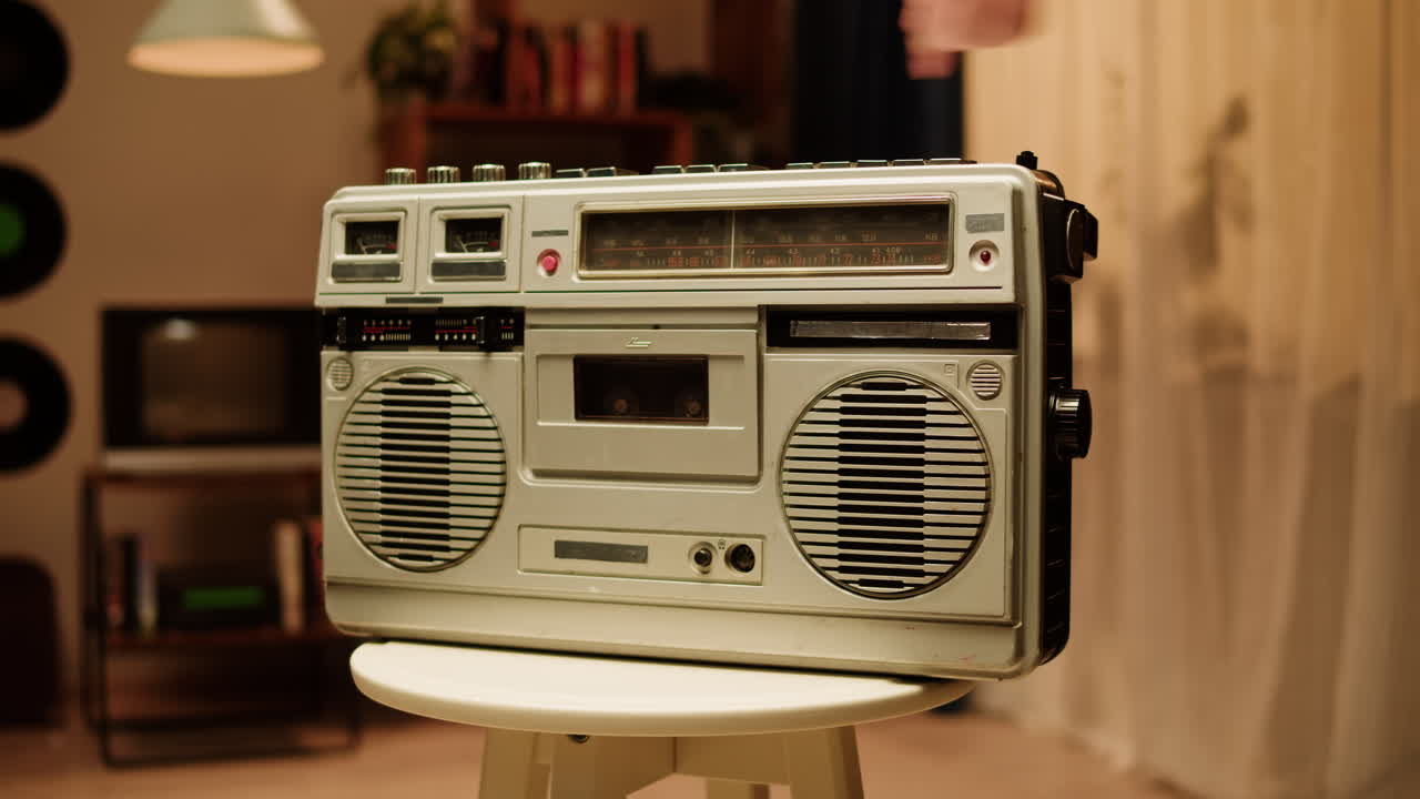 Vintage Cassette Boombox