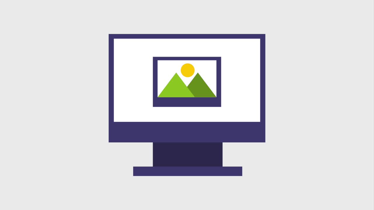 fotografía de las montañas y los iconos del sol