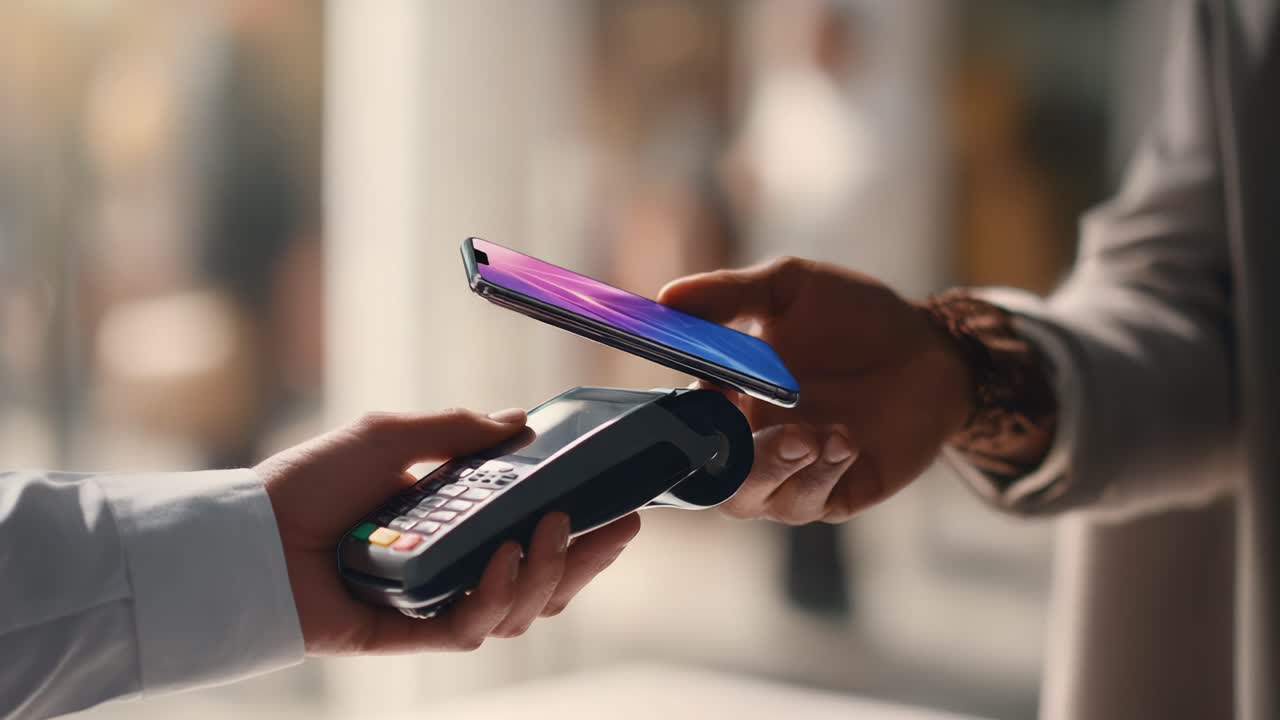 A Seamless Payment Experience: Contactless Transaction with Mobile Device and Payment Terminal in a Modern Retail Environment