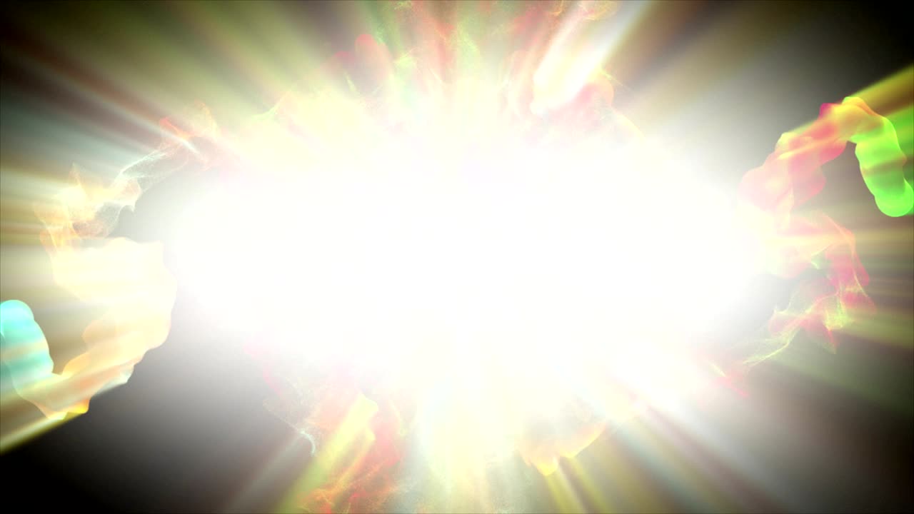 hermosas partículas en 4k. bucle sin costuras.