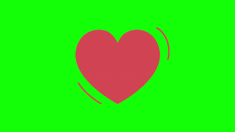 red-love-or-heart-pop-up-icon-Animation.Heart-Beat-Concept-for-valentine's-day-and-mother's-day.-Love-and-feelings.-loop-animation-with-alpha-channel,-green-screen.