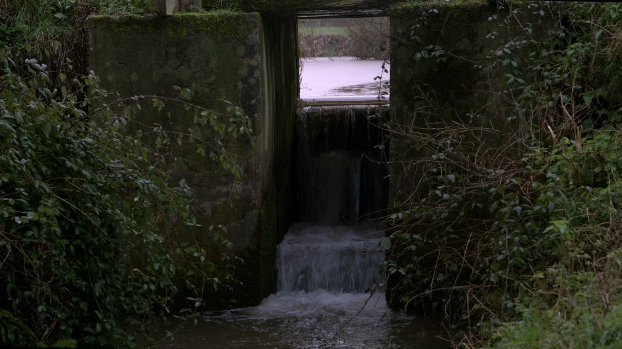 호수에서 이어지는 위어