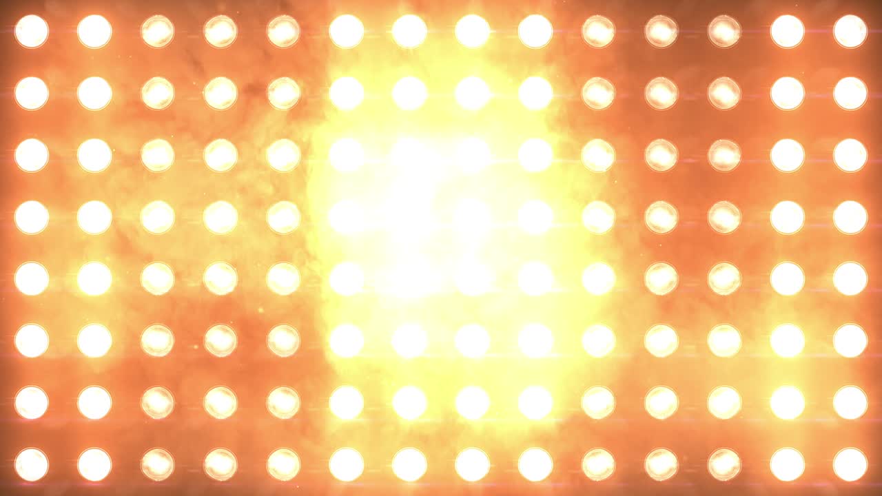 Floodlights Flashing Amber Looped