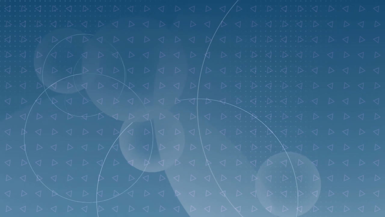 스코프의 애니메이션, 파란색 배경에서 스캔 및 데이터 처리