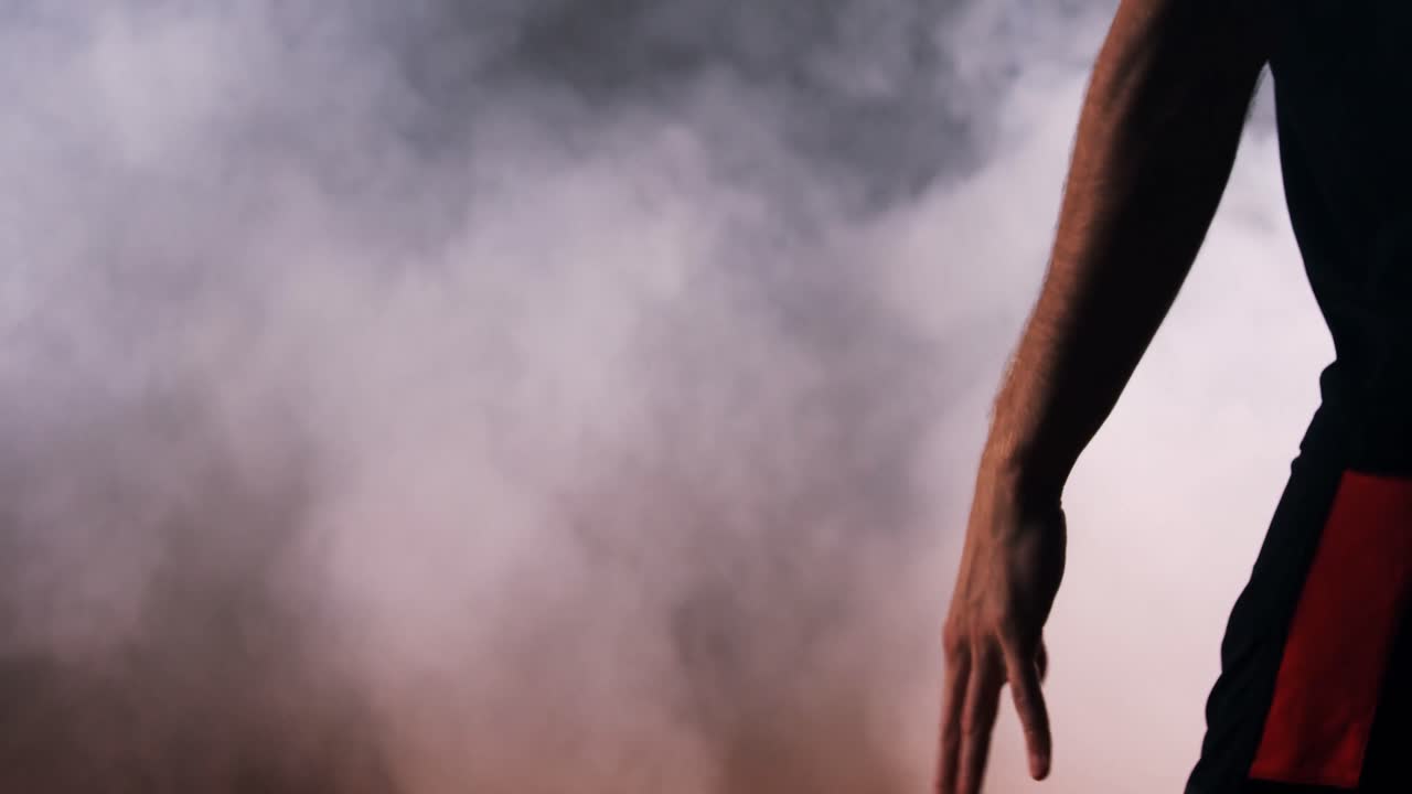 농구를 하는 스포츠맨