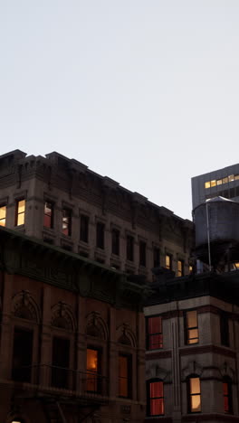 city buildings at night