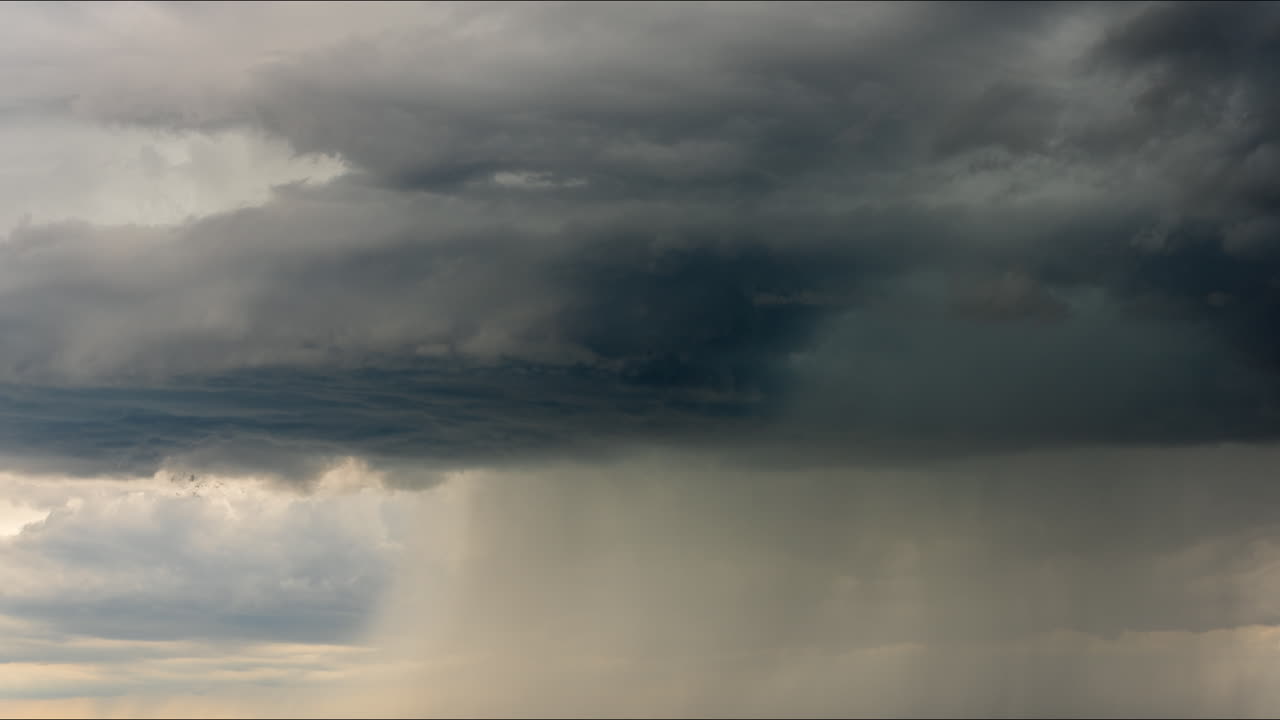 Dramatic Storm Clouds and Rain