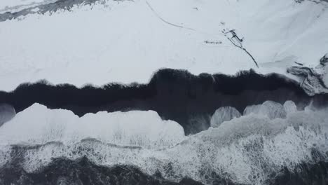 drone shot for the coast in iceland-5
