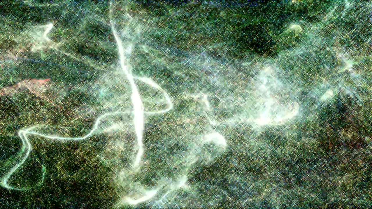 el hada del humo. efecto de humo mágico de fantasía. 4k