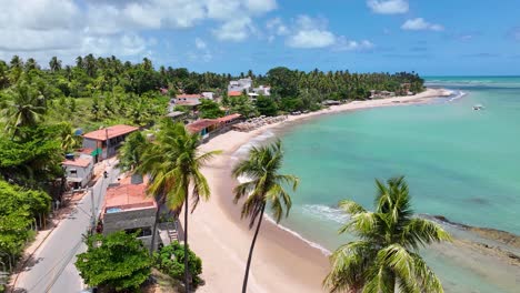 playa de boqueirao en japaratinga en alagoas, brasil