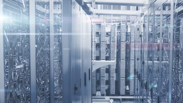 Data processing through data processing centre
