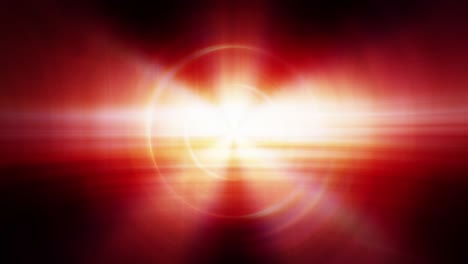 abstract fantasy star optical flare light effect bright yellow orange red spot light rays seamless loop motion. 4k 3d rendering vj light rays looping graphics. endless animation background concepts.