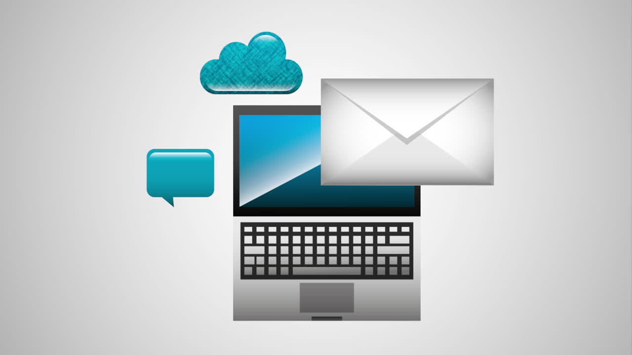 marketing en las redes sociales con computadora portátil