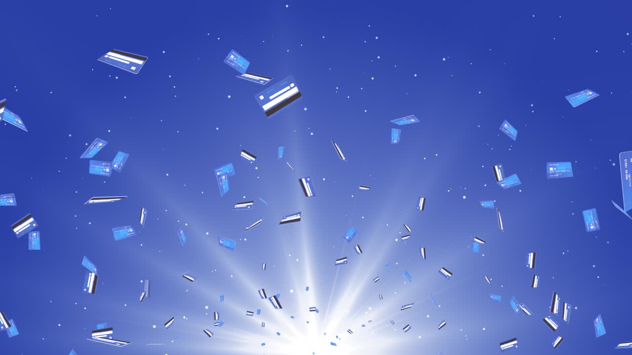 Animated Credit Card Explosion