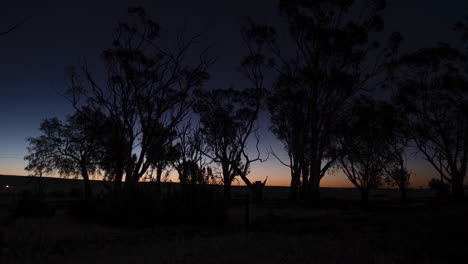 4k time-lapse sunet redhill - outback, australia