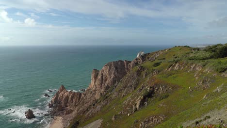 Cabo-da-Roca---The-cape-is-within-the-Sintra-Cascais-Natural-Park,-42-kilometres-west-of-the-city-of-Lisbon-and-in-the-southwest-of-Sintra