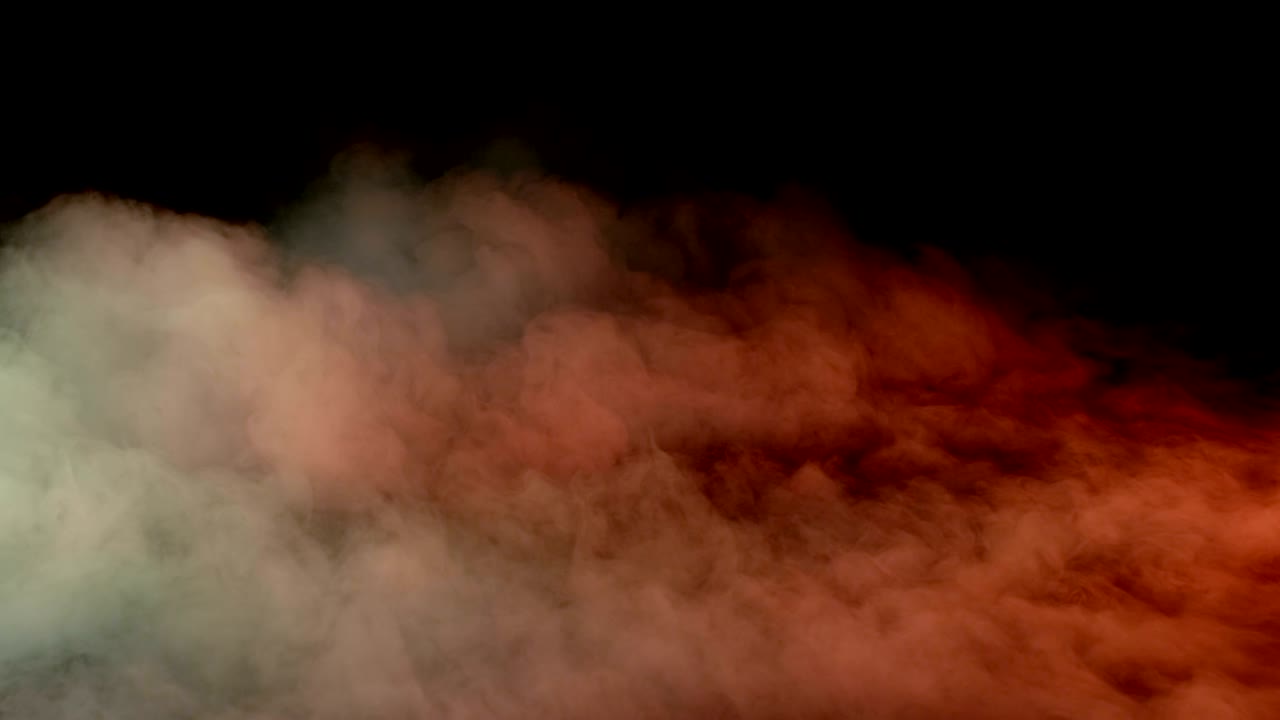 nubes de humo de hielo seco realista