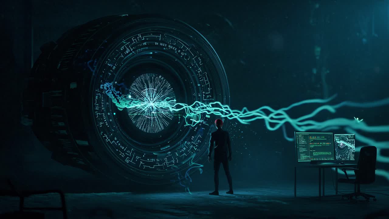 Discovering a cutting-edge futuristic world filled with state-of-the-art technology and engaging interactive holograms