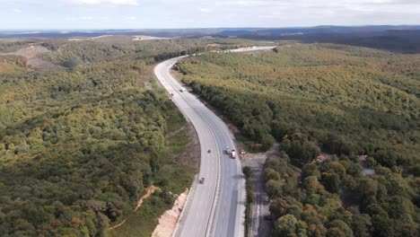 vista aérea de la carretera asfaltada 2