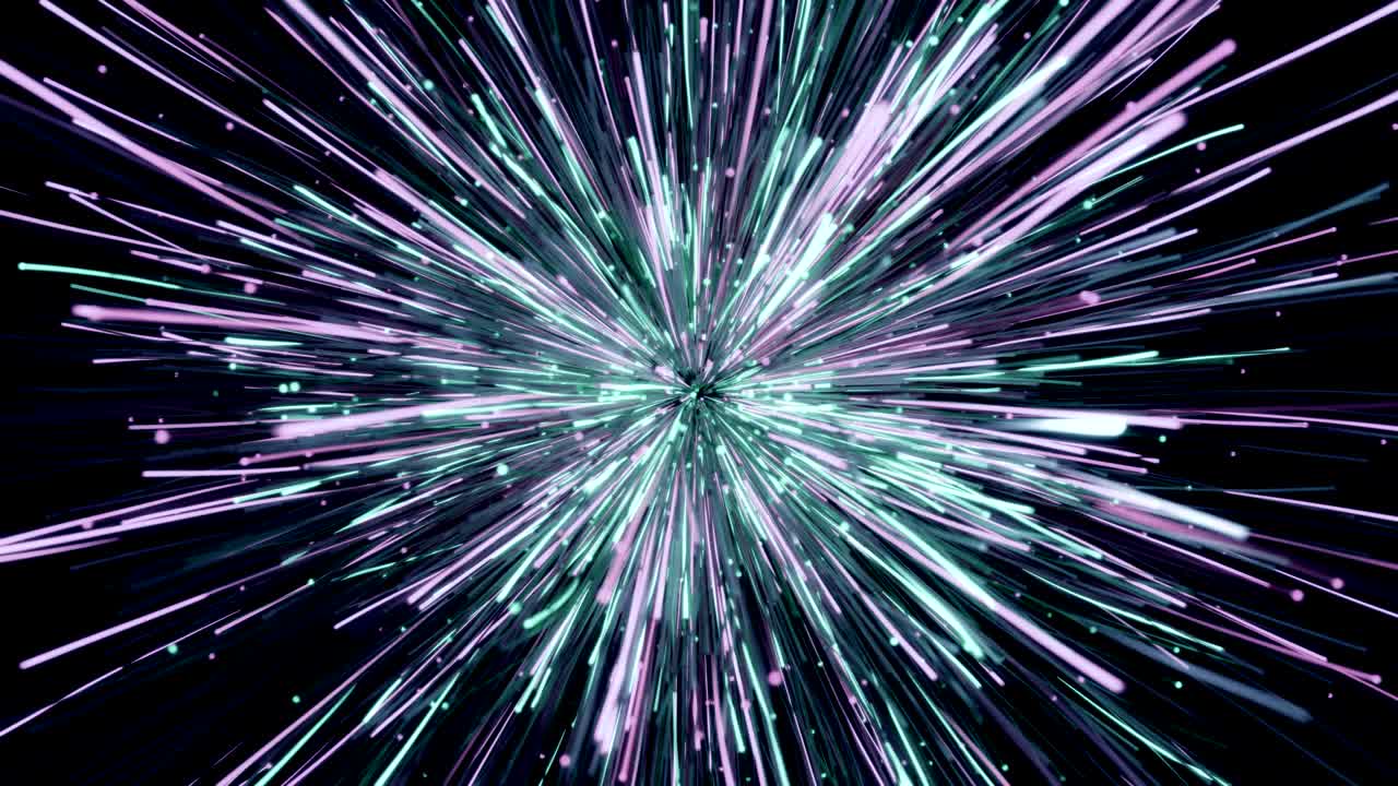 nube de explosión de partículas.