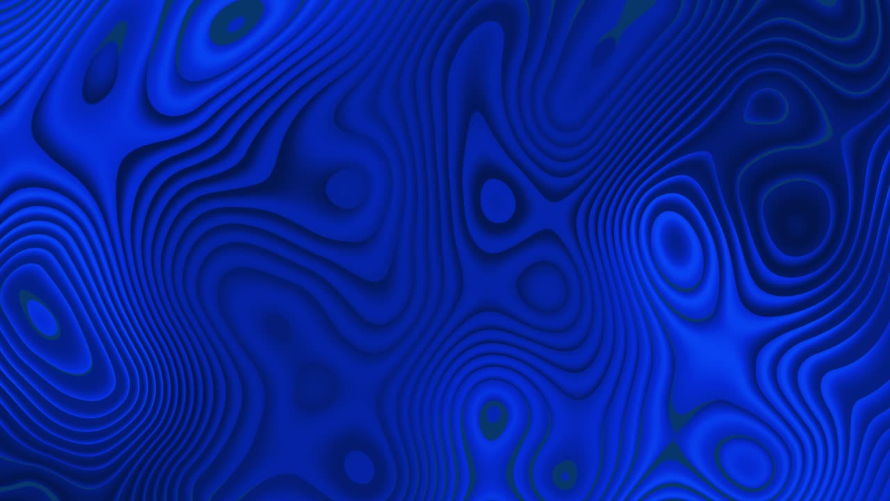 Blue Stripes Glowing Light Shapes Background