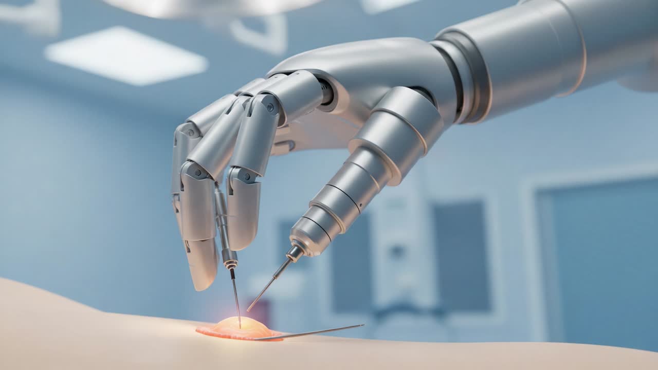 Advanced Robotic Surgery: Precision Automation in Surgical Procedures with an Innovative Robotic Arm Performing Intricate Techniques for Patient Care