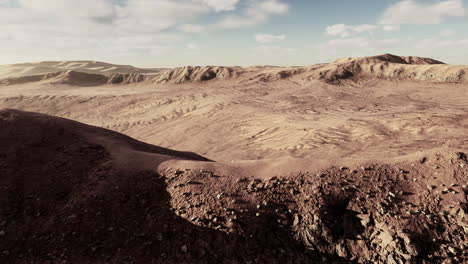 Puesta-De-Sol-Sobre-Las-Dunas-De-Arena-En-El-Desierto