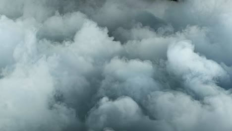 nubes de humo de hielo seco realista
