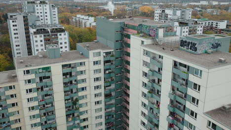 aerial shot of porz finkenberg in germany