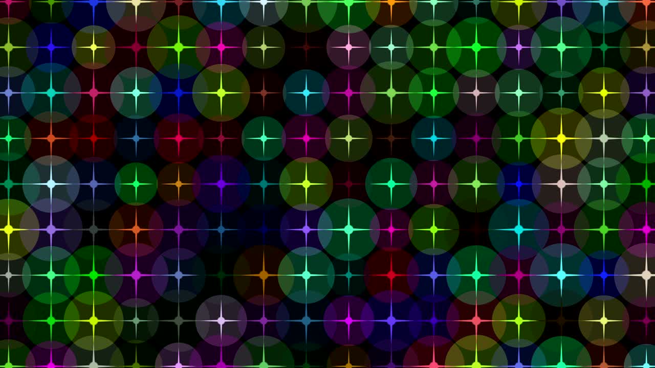 4k llamativo orbe de baile moderno colorido fondo de movimiento bucle sin costuras