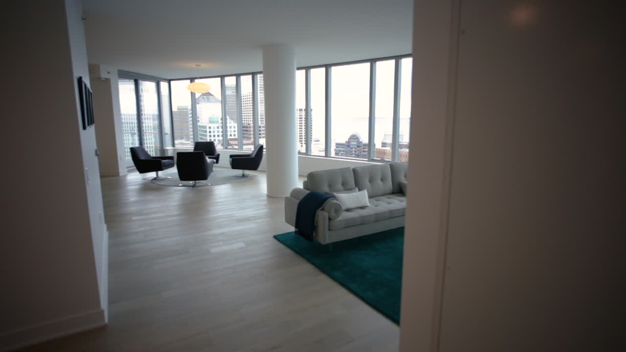 apartamento moderno con vistas a la ciudad