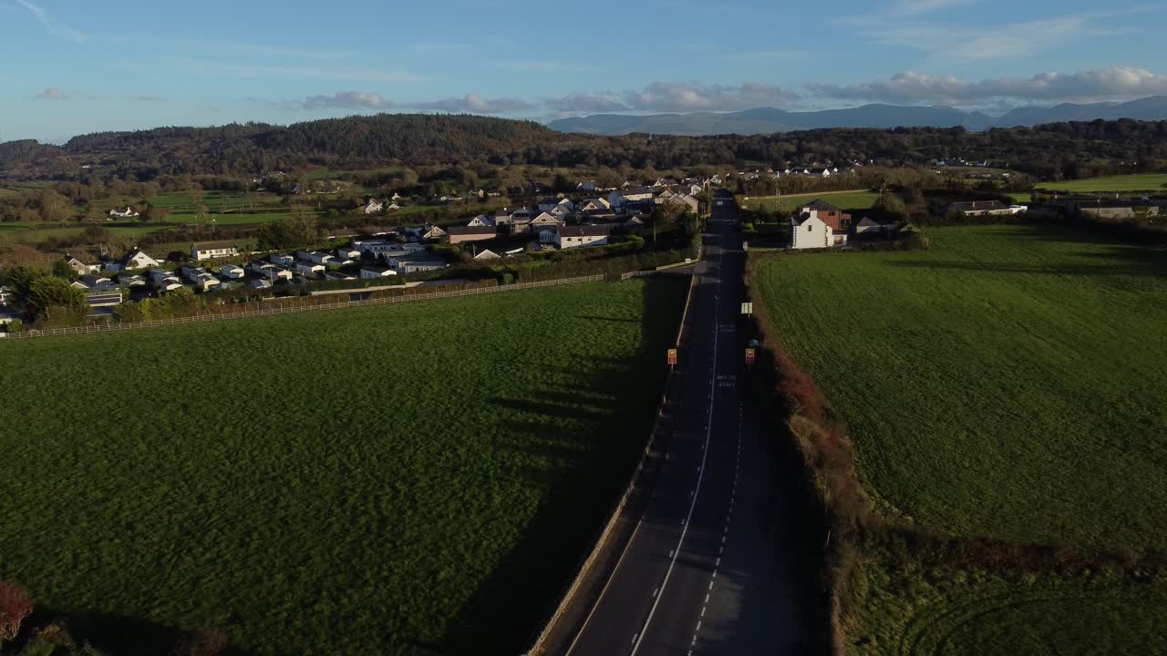 시골 농업 시골에서 시속 20마일의 차량 제한