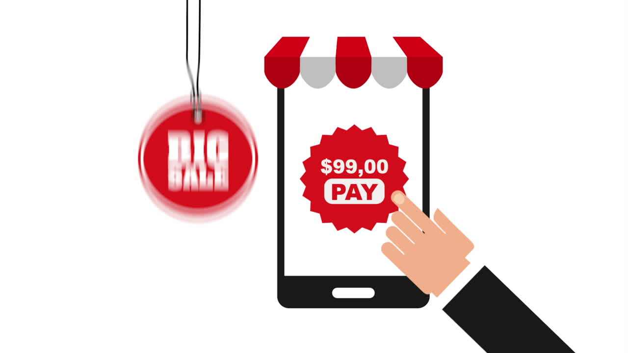 e-commerce-technologie mit tablet-gerät