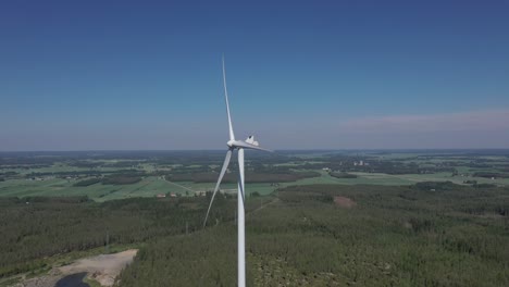 generador eléctrico eólico de rotor grande