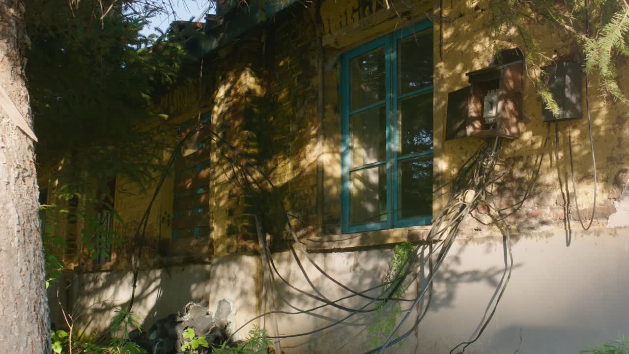 중국 북서부의 아름다운 중국 마을 집