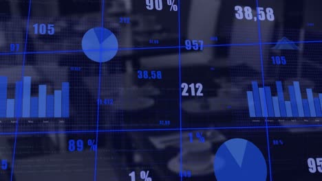 Animation-Der-Statistischen-Datenverarbeitung-Vor-Leerem-Büro