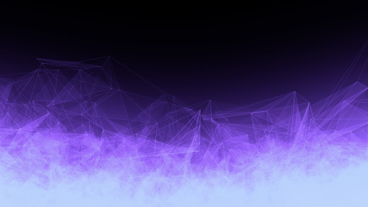 Abstract polygons on Purple Plexus Gradient Background Loop