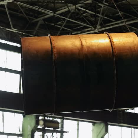 overhead crane in factory