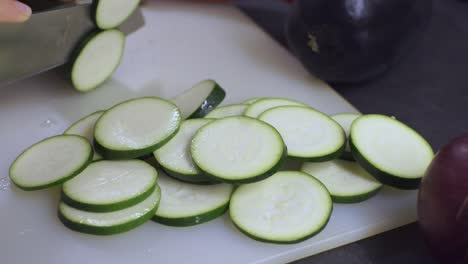 eggplant on a cutting board