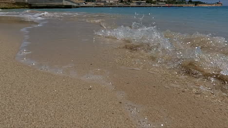 Sea-Waves-Of-A-Pristine-Water-Of-A-Tropical-Beach