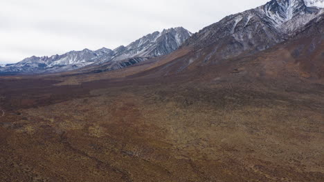aérea sobre vastas planicies de la sierra oriental