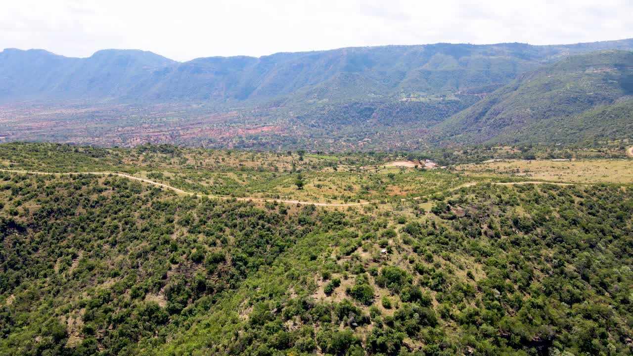 Vista dell'Africa da drone