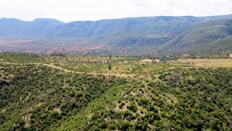 africa view from drone